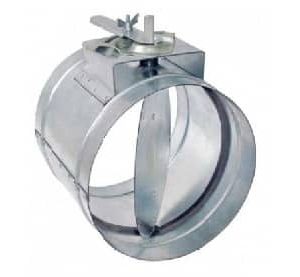 Single Flap Butterfly Duct Damper (Round Duct Damper)